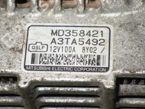 Alternator MITSUBISHI GALANT VIII Estate (EA_, EC_) 2.4 GDI (EA3W) | BP6404631M7 