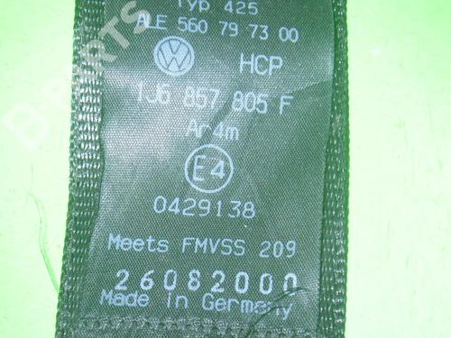 Rear left seatbelt VW GOLF IV (1J1) 1.4 16V | BP6652403I29 