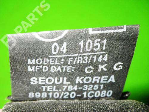 Rear left seatbelt HYUNDAI GETZ (TB) 1.1 | BP6636887I29 