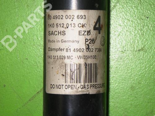 Left rear shock absorber VW GOLF PLUS V (5M1, 521) 1.4 TSI | BP6665693M18 