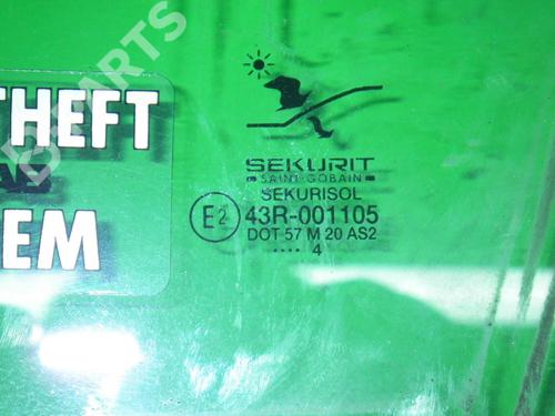 Front left door window SAAB 9-3 (YS3D) 2.0 Turbo | BP6608924C18 