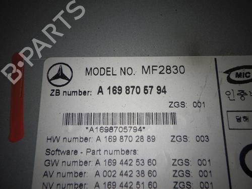 Bilradio MERCEDES-BENZ A-CLASS (W169) A 180 CDI (169.007, 169.307) | BP15775480E6 