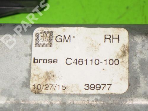 Right rear window motor OPEL ASTRA K (B16) 1.6 CDTi (68) | BP6654832E22 