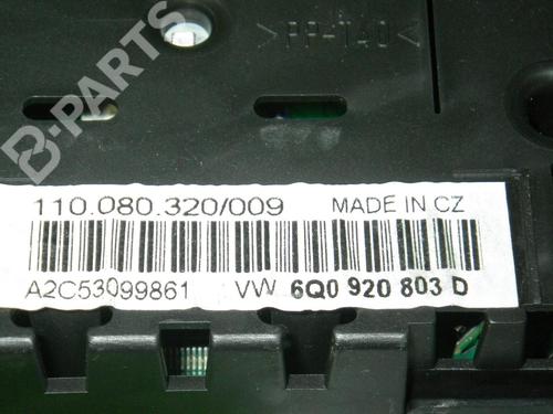 Instrument cluster VW POLO (9N_, 9A_) 1.4 TDI | BP6363404C47 