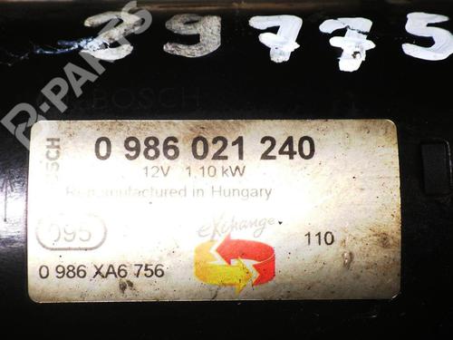 Starter OPEL COMBO Box Body/MPV 1.3 CDTI 16V | BP6386665M8 