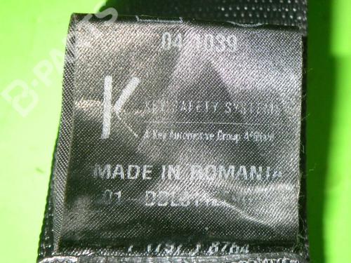 Rear left seatbelt OPEL SIGNUM Hatchback (Z03) 1.9 CDTI (F48) | BP6606774I29 
