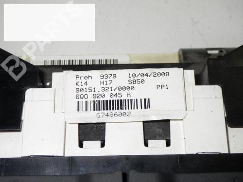 Climate control VW POLO (9N_, 9A_) 1.4 TDI | BP6349134I5 