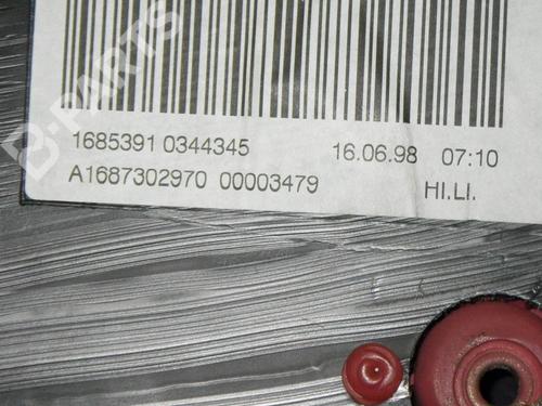 Rear left panel MERCEDES-BENZ A-CLASS (W168) A 140 (168.031, 168.131) | BP6606831C60 