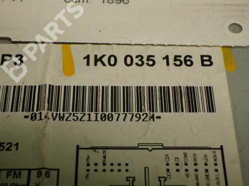 Bilradio VW TOURAN (1T1, 1T2) 1.9 TDI | BP11877117E6 