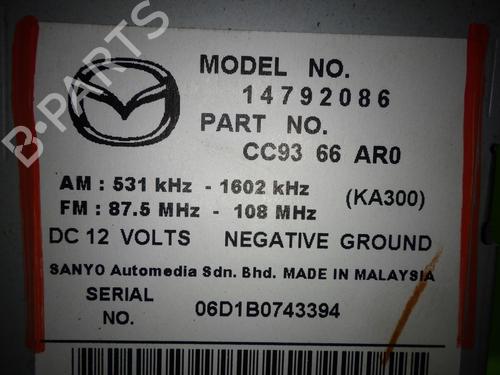 Radio MAZDA 5 (CR) 2.0 CD (CR19) | BP19530233E6 