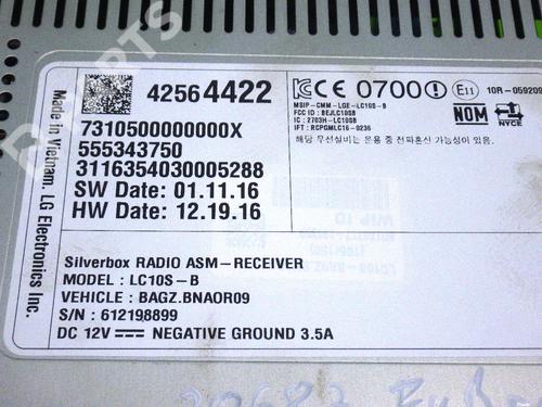 Radio OPEL AMPERA-E (F17) EV150 (48) | BP7804049E6 