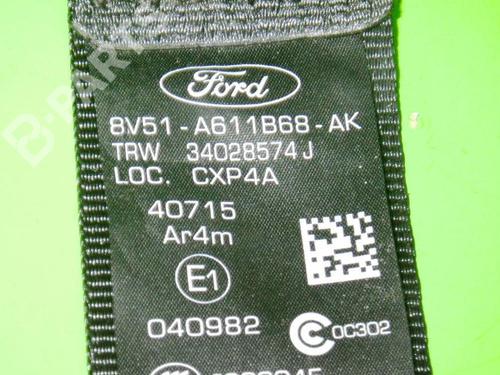 Rear right seatbelt FORD FIESTA VI (CB1, CCN) 1.25 | BP6674164I28 