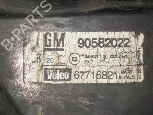 Right headlight OPEL ZAFIRA A MPV (T98) 1.8 16V (F75) | BP14732852C29 