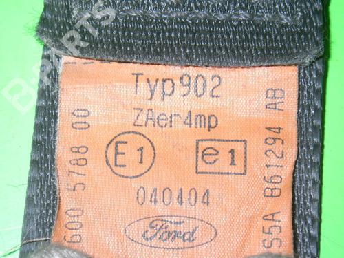 Rear right seatbelt FORD FIESTA V (JH_, JD_) 1.4 TDCi | BP6642750I28 