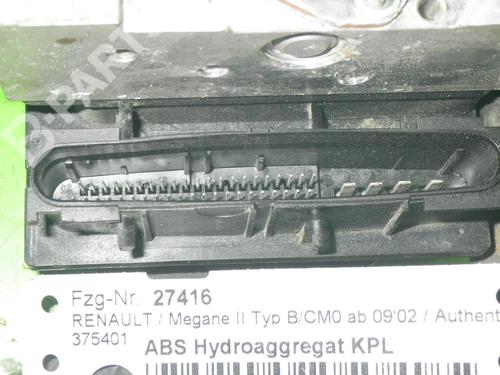 ABS pump RENAULT MEGANE II (BM0/1_, CM0/1_) 1.4 16V (BM0B, CM0B) | BP6371638M43 