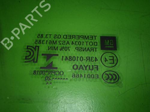 Front left door window OPEL ASTRA K (B16) 1.5 CRDI (68) | BP26406486C18 