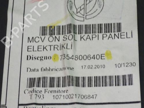 Front left panel FIAT FIORINO Box Body/MPV (225_) 1.4 Natural Power (225BXC1A, 225AXC1A) | BP23447356C58 