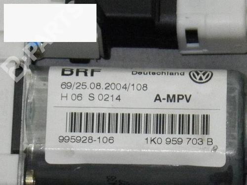 Rear left window mechanism VW TOURAN (1T1, 1T2) 2.0 TDI 16V | BP6652898C24 