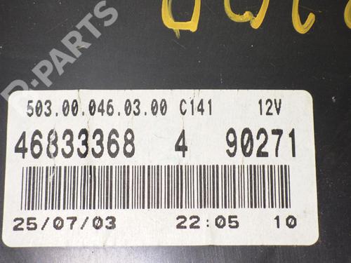 Instrument cluster FIAT PUNTO (188_) 1.2 60 (188.030, .050, .130, .150, .230, .250) | BP6376281C47 