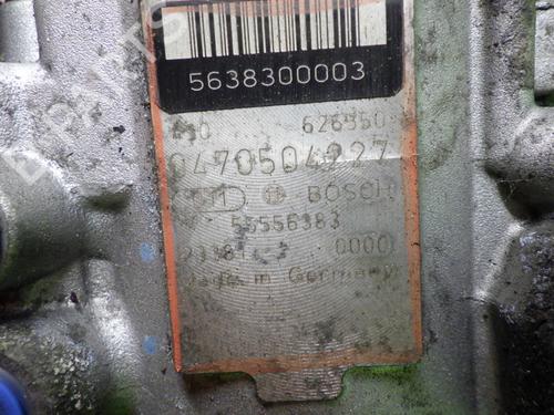 Injection pump OPEL ZAFIRA A MPV (T98) 2.0 DTI 16V (F75) | BP29622109M78 