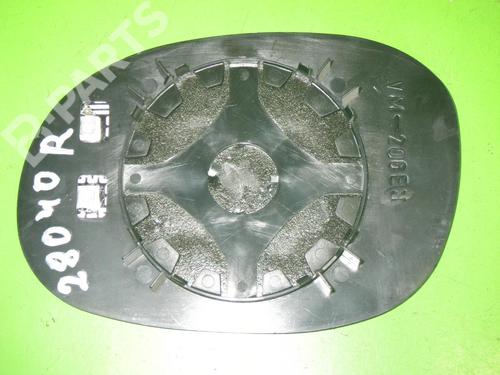 Right mirror glass PEUGEOT 206 CC (2D) 1.6 16V (2DNFUF, 2DNFUR) | BP6375723C147 