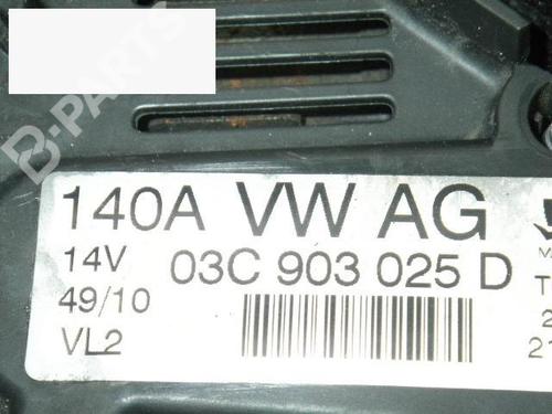 Alternator VW GOLF V (1K1) 1.4 TSI | BP6353417M7 