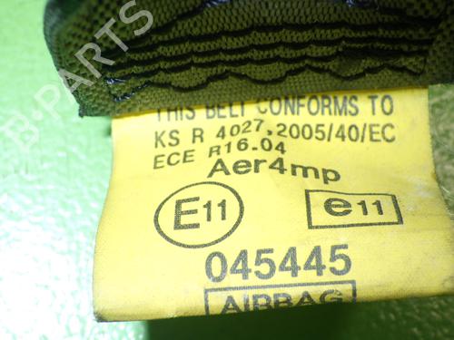 Front right seatbelt HYUNDAI i30 (FD) 1.6 CRDi | BP37455760I25 - Image 3