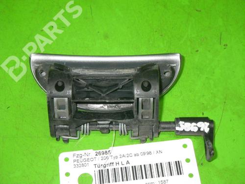 Rear left exterior door handle PEUGEOT 206 Hatchback (2A/C) 1.6 16V | BP6366249C130 