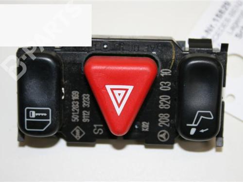 Used Warning switch MERCEDES-BENZ C-CLASS (W202) C 240 (202.026) (170 hp) 6406975