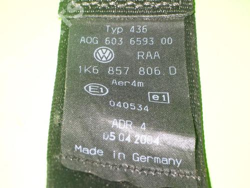 Rear right seatbelt VW GOLF V (1K1) 1.9 TDI | BP6653611I28 