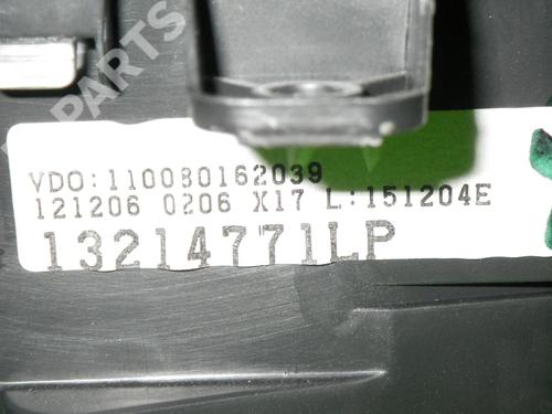 Instrument cluster OPEL MERIVA A MPV (X03) 1.6 (E75) | BP6357660C47 