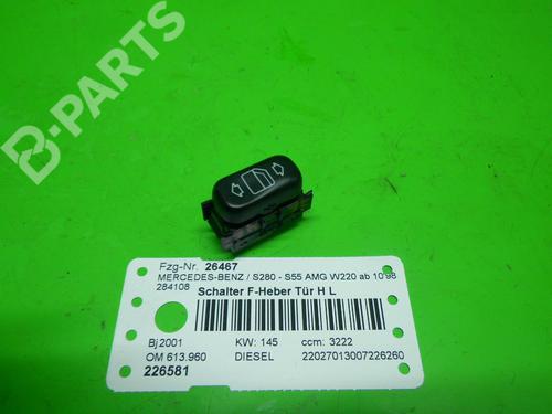 Used Left rear window switch MERCEDES-BENZ S-CLASS (W220) S 320 CDI (220.026, 220.126) (197 hp) 6362906