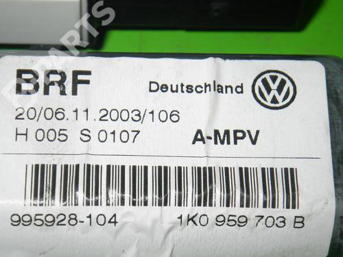 Left rear window motor VW TOURAN (1T1, 1T2) 2.0 TDI | BP6612203E23 