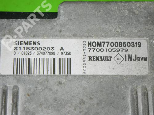Control unit RENAULT MEGANE I Coach (DA0/1_) 1.6 e (DA0F) | BP6371465M11 