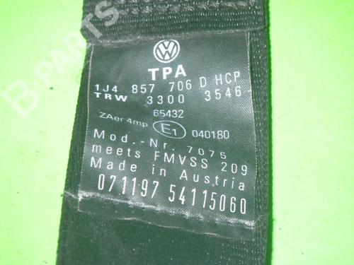 Front right seatbelt VW GOLF IV (1J1) 1.4 16V | BP6673463I25 