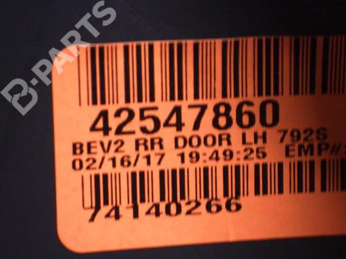 Rear left panel OPEL AMPERA-E (F17) EV150 (48) | BP7804007C60 
