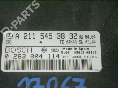 Elektronisk modul MERCEDES-BENZ E-CLASS T-Model (S211) E 320 T CDI (211.226) | BP6367124M83 