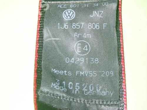 Rear right seatbelt VW GOLF IV (1J1) 1.8 T GTI | BP6604267I28 