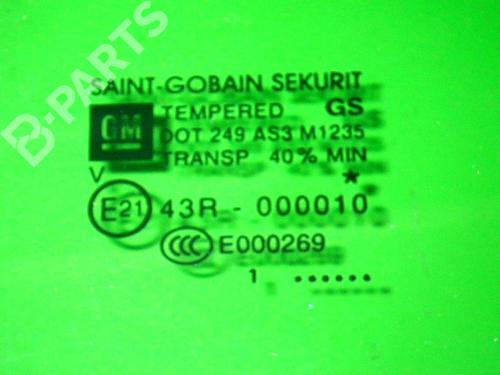 Rear right door window OPEL CORSA D (S07) 1.4 (L08, L68) | BP6659401C21 