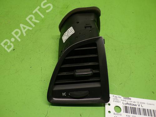 Used Air vent OPEL ASTRA J (P10) 1.6 Turbo (68) (180 hp) 28720073