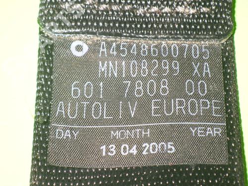 Rear left seatbelt SMART FORFOUR (454) 1.5 CDI (454.001) | BP6945696I29 
