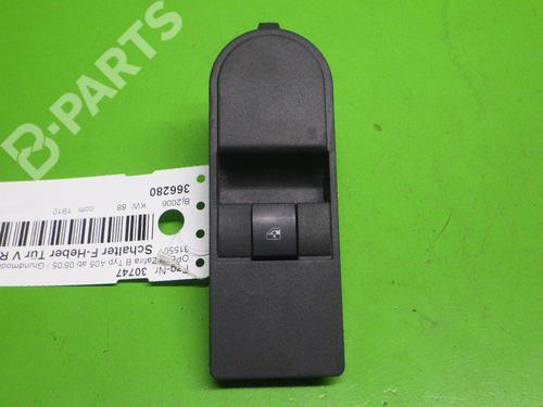 Used Right front window switch Right front window switch OPEL ZAFIRA / ZAFIRA FAMILY B (A05) 1.9 CDTI (M75) (120 hp) 7257748 7257748