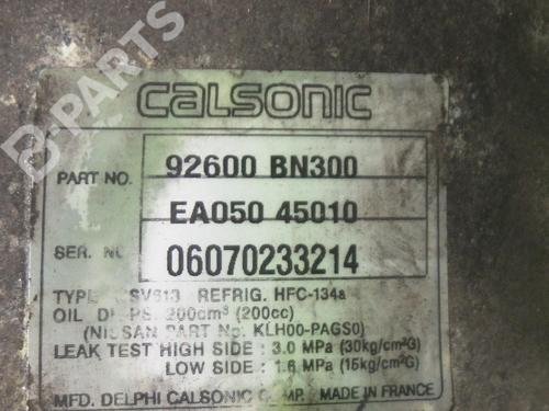 AC compressor NISSAN ALMERA TINO (V10) 2.2 dCi | BP6379117M34 