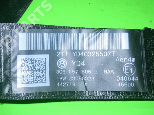 Rear left seatbelt VW PASSAT B6 (3C2) 2.0 TDI | BP6611261I29 