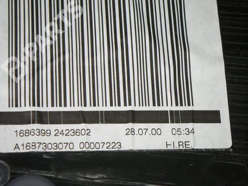 Rear right panel MERCEDES-BENZ A-CLASS (W168) A 160 CDI (168.007) | BP6652279C61 