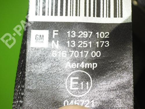 Front right seatbelt CHEVROLET CRUZE (J300) 2.0 CDI | BP6676432I25 