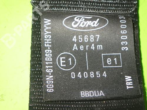 Rear left seatbelt FORD MONDEO IV Turnier (BA7) 2.0 TDCi | BP6676687I29 