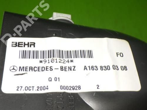 Heater blower motor MERCEDES-BENZ M-CLASS (W163) ML 270 CDI (163.113) | BP6382097M62 