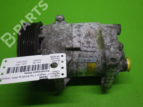 Used AC compressor RENAULT MEGANE II (BM0/1_, CM0/1_) 1.9 dCi (BM0G, CM0G) (120 hp) 6397069