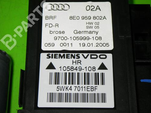 Right rear window motor AUDI A4 B7 (8EC) 3.2 FSI quattro | BP6663042E22 